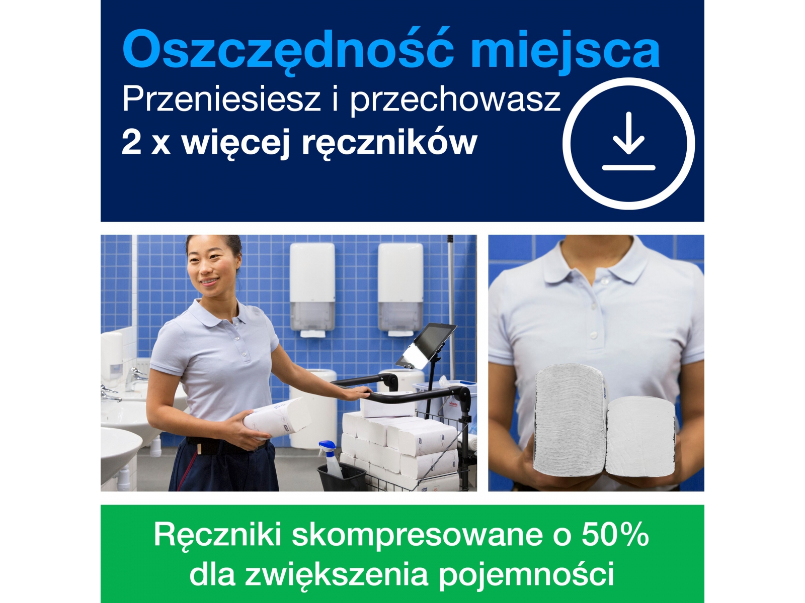 Ręcznik Peakserve Tork 100585 H5 Universal 12x410